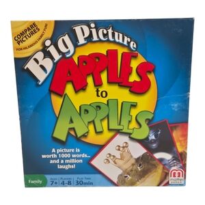 Apples to Apples Big Picture Game 2013 w/ Photocopied Instructions